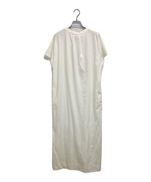 HYKE（ハイク）HYKE (ハイク) ベルト付カットソーワンピース アイボリー サイズ:1の古着・服飾アイテム