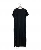 HYKEハイク）の古着「ベルト付カットソーワンピース」｜ブラック