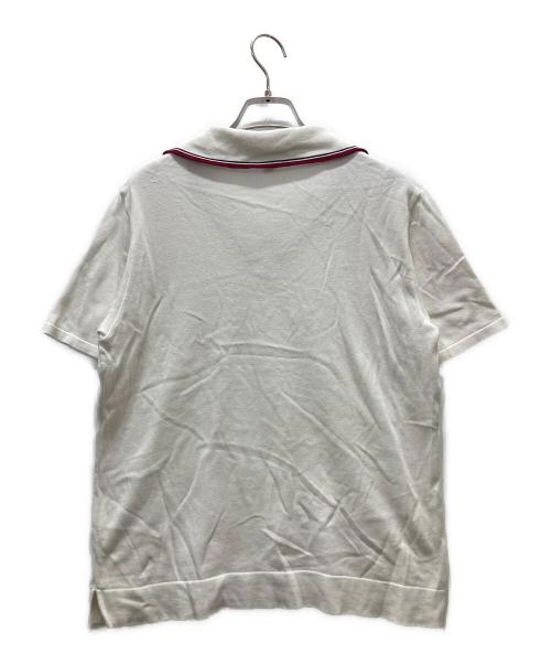 BUTCHER PRODUCTS（ブッチャープロダクツ）BUTCHER PRODUCTS (ブッチャープロダクツ) ポロニット ホワイト サイズ:40の古着・服飾アイテム