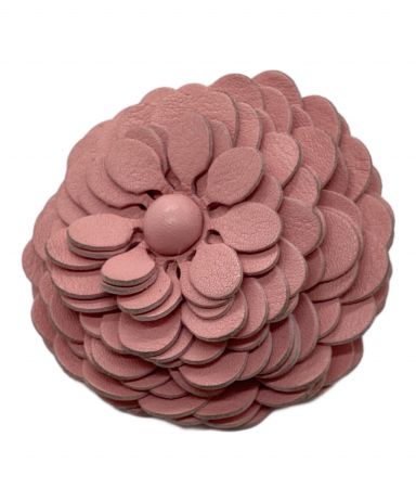 美品　LOEWE　ロエベ　チャーム　スタッドフラワー　レザー　ブラック　花 3090050803734231_01_8291.jpeg