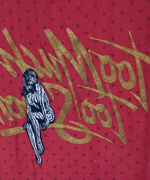 Hysteric Glamour（ヒステリックグラマー）Hysteric Glamour (ヒステリックグラマー) ドットシャツ レッド サイズ:Sの古着・服飾アイテム