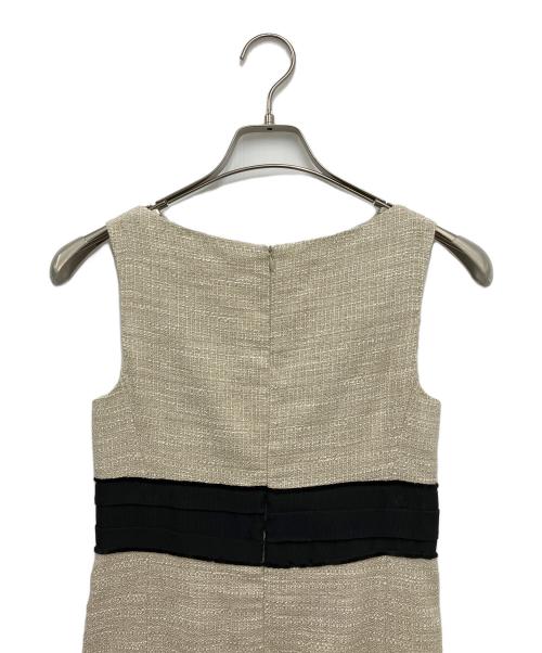 MOSCHINO CHEAP AND CHIC（モスキーノ チープアンドシック）MOSCHINO CHEAP AND CHIC (モスキーノ チープアンドシック) リネンブレンドワンピースドレス ベージュ サイズ:38の古着・服飾アイテム