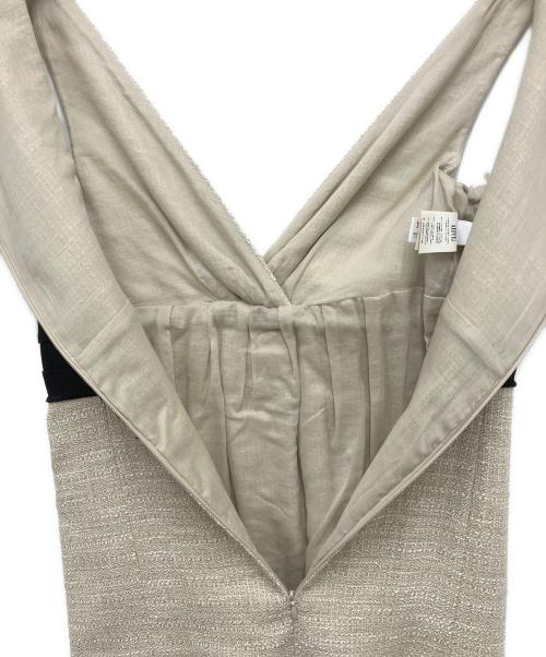 MOSCHINO CHEAP AND CHIC（モスキーノ チープアンドシック）MOSCHINO CHEAP AND CHIC (モスキーノ チープアンドシック) リネンブレンドワンピースドレス ベージュ サイズ:38の古着・服飾アイテム