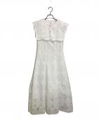HER LIP TOハーリップトゥ）の古着「Saint Germain Lace Dress」｜ホワイト