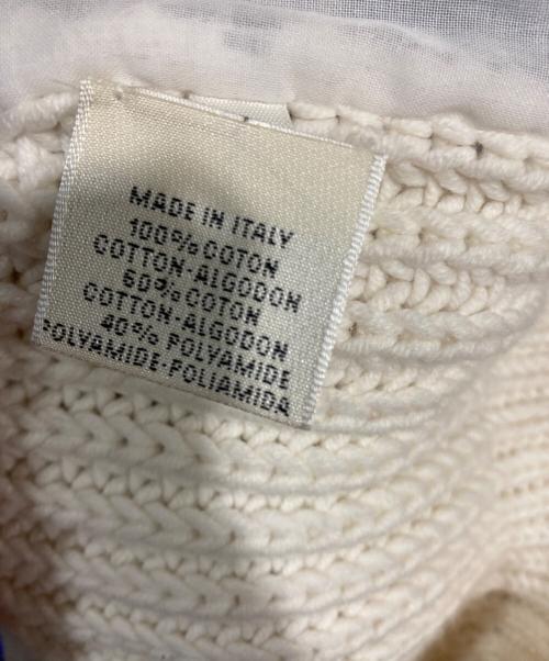 HERMES（エルメス）HERMES (エルメス) ノースリーブニット ホワイト サイズ:Mの古着・服飾アイテム