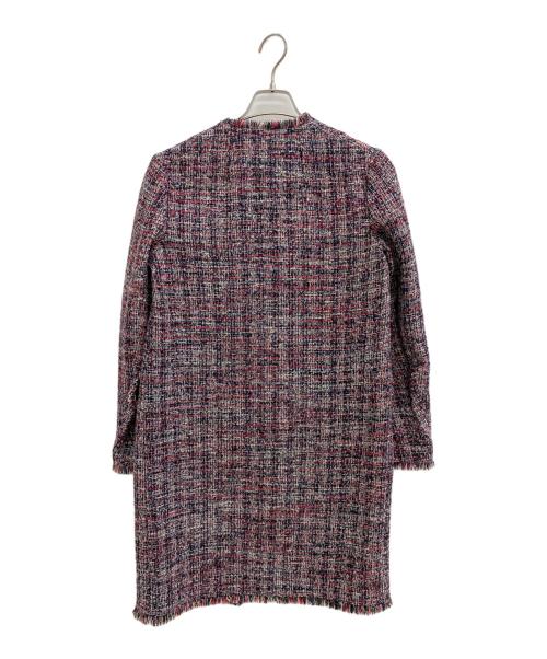 theory（セオリー）theory (セオリー) ツイードコート レッド×ネイビー サイズ:SIZE Pの古着・服飾アイテム