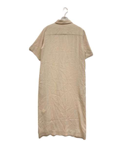 ROPE（ロペ）ROPE (ロペ) とろみドライタッチシャツワンピース ベージュ サイズ:SIZE 38の古着・服飾アイテム