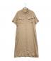 ROPE（ロペ）の古着「とろみドライタッチシャツワンピース」｜ベージュ