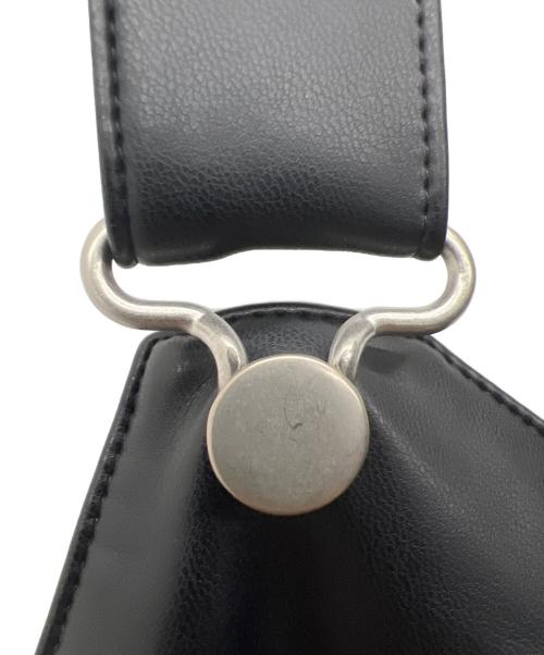 emmi（エミ）emmi (エミ) リサイクルレザージャンパーワンピース ブラック サイズ:０の古着・服飾アイテム