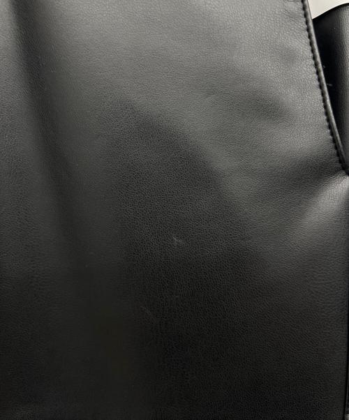 emmi（エミ）emmi (エミ) リサイクルレザージャンパーワンピース ブラック サイズ:０の古着・服飾アイテム