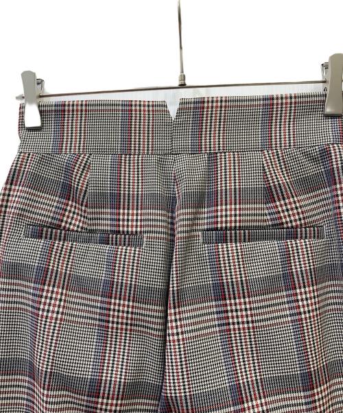 Bluelea（ブルレア）Bluelea (ブルレア) タータンチェックセミワイドパンツ グレー サイズ:Sの古着・服飾アイテム