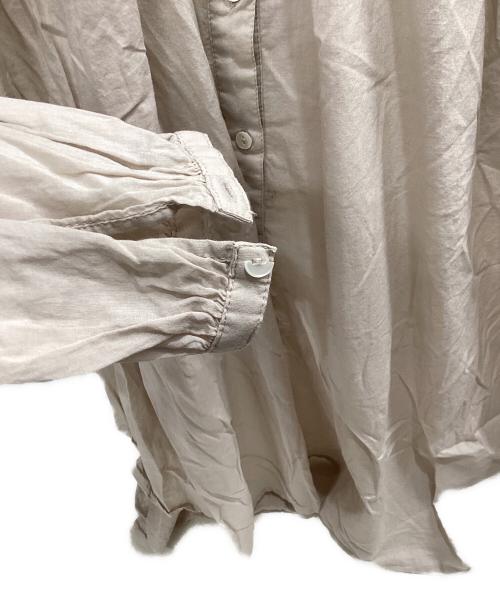 SKALL STUDIO（スカル スタジオ）SKALL STUDIO (スカル スタジオ) ギャザーブラウス ベージュ サイズ:36の古着・服飾アイテム