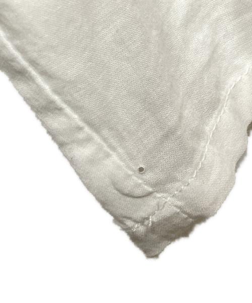 mizuiro-ind（ミズイロインド）mizuiro-ind (ミズイロインド) コットンスタンドカラーピンタック長袖シャツ ホワイト サイズ:不明の古着・服飾アイテム