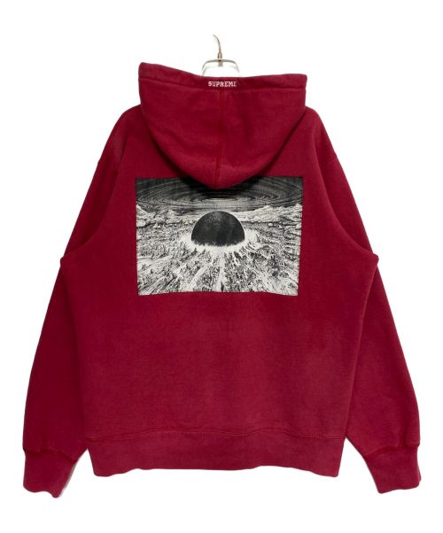 SUPREME（シュプリーム）SUPREME (シュプリーム) AKIRA (アキラ) Patches Hooded Sweatshirt バーガンディー サイズ:Lの古着・服飾アイテム