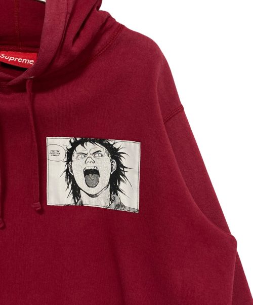 SUPREME（シュプリーム）SUPREME (シュプリーム) AKIRA (アキラ) Patches Hooded Sweatshirt バーガンディー サイズ:Lの古着・服飾アイテム