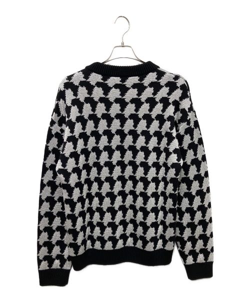 LOUIS VUITTON（ルイ ヴィトン）LOUIS VUITTON (ルイ ヴィトン) ルレックスジャガードLVサークルクルーネックニット ブラック サイズ:Mの古着・服飾アイテム