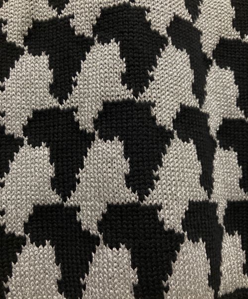 LOUIS VUITTON（ルイ ヴィトン）LOUIS VUITTON (ルイ ヴィトン) ルレックスジャガードLVサークルクルーネックニット ブラック サイズ:Mの古着・服飾アイテム