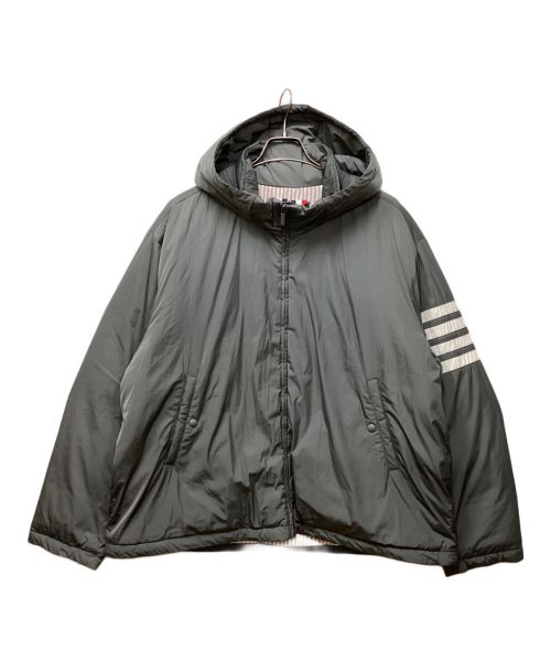 THOM BROWNE. NEW YORK（トムブラウン ニューヨーク）THOM BROWNE. NEW YORK (トムブラウンニューヨーク) 4BARパデッドジャケット グレー サイズ:2の古着・服飾アイテム