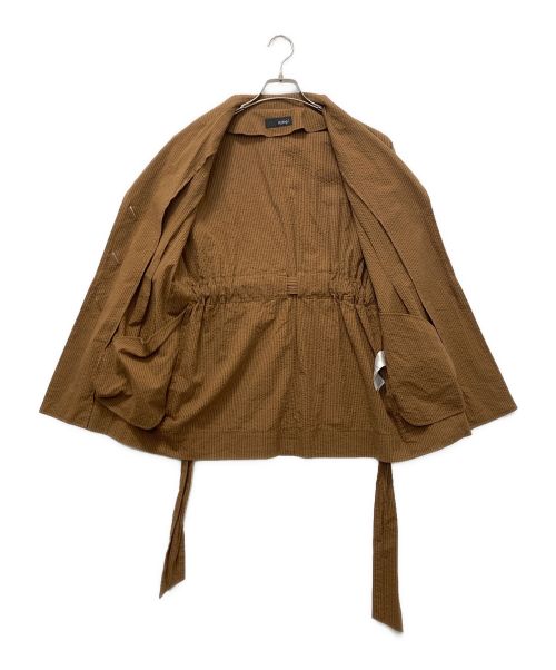 styling/（スタイリング）styling/ (スタイリング) ベルテッドスーツジャケットパンツセット ブラウンの古着・服飾アイテム