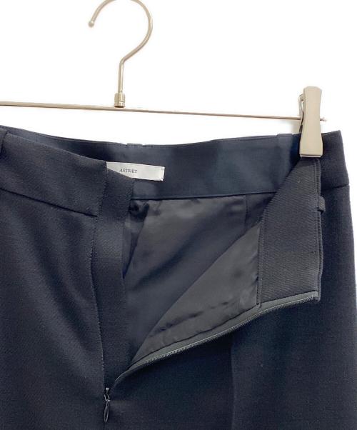 ASTRAET（アストラット）ASTRAET (アストラット) サテン ウエストゴム タイトスカート ブラック サイズ:1 未使用品の古着・服飾アイテム