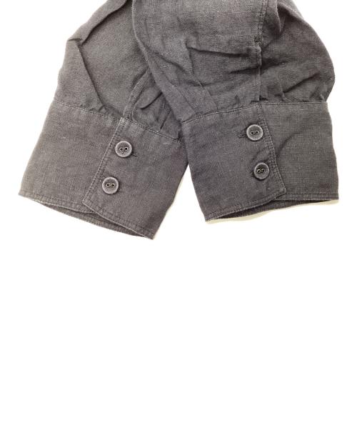 pheeta（フィータ）pheeta (フィータ) バンドカラープリーツシャツ ブラック サイズ:2の古着・服飾アイテム