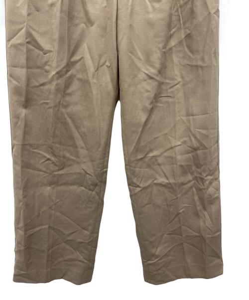 Spick and Span（スピック＆スパン）Spick and Span (スピック＆スパン) ハイブリッドダブルクロスワンタックパンツ ブラウン サイズ:38の古着・服飾アイテム