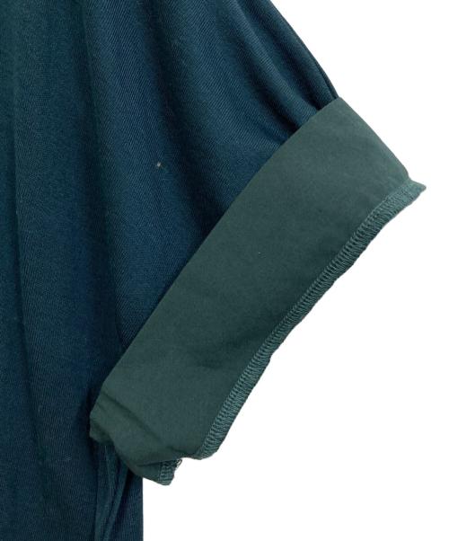 Pao.de.lo（パオデロ）Pao.de.lo (パオデロ) NAOSフライス布帛切替ワンピース グリーン サイズ:SIZE 1 未使用品の古着・服飾アイテム