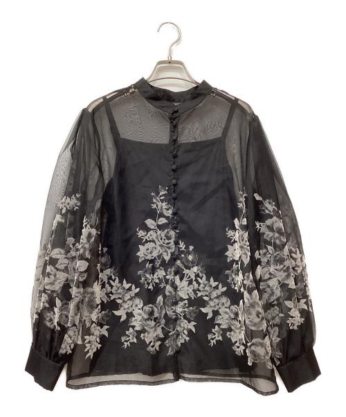 Ameri（アメリ）Ameri (アメリ) 2WAYハゼフラワーブラウス ブラック サイズ:Freeの古着・服飾アイテム
