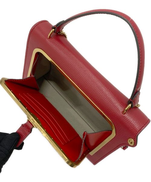 ANYA HINDMARCH（アニヤ・ハインドマーチ）ANYA HINDMARCH (アニヤハインドマーチ) ポストボックスバッグ レッド サイズ:-の古着・服飾アイテム