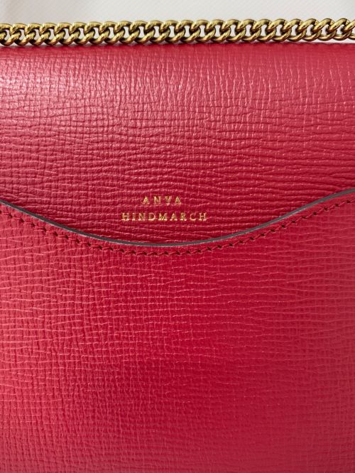 ANYA HINDMARCH（アニヤ・ハインドマーチ）ANYA HINDMARCH (アニヤハインドマーチ) ポストボックスバッグ レッド サイズ:-の古着・服飾アイテム