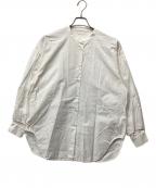 SEEALLシーオール）の古着「NO COLLAR SHIRTS」｜ホワイト