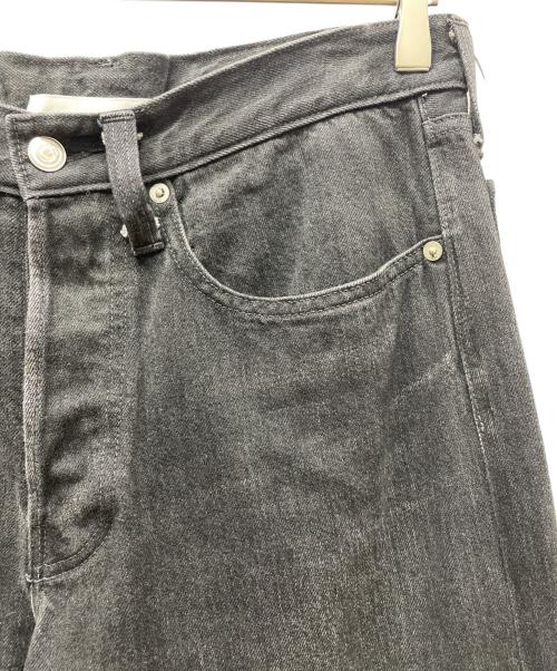 ES:S（エス）ES:S (エス) CINCH BACK BAGGY JEANS ブラック サイズ:32の古着・服飾アイテム