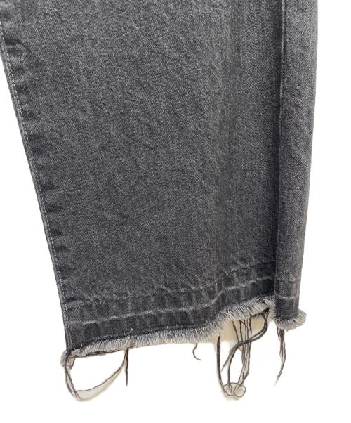 ES:S（エス）ES:S (エス) CINCH BACK BAGGY JEANS ブラック サイズ:32の古着・服飾アイテム