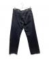 ES:S (エス) CINCH BACK BAGGY JEANS ブラック サイズ:32：5000円