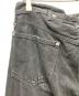中古・古着 ES:S (エス) CINCH BACK BAGGY JEANS ブラック サイズ:32：5000円