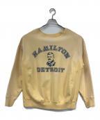 BOWWOWバウワウ）の古着「HAMILTON SWEAT SHIRT」｜イエロー