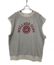 INSCRIRE（アンスクリア）の古着「ノースリーブスウェット」｜グレー