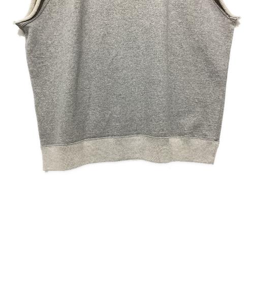 INSCRIRE（アンスクリア）INSCRIRE (アンスクリア) ノースリーブスウェット グレー サイズ:Lの古着・服飾アイテム