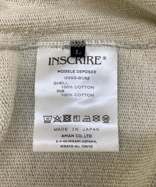 INSCRIRE（アンスクリア）INSCRIRE (アンスクリア) ノースリーブスウェット グレー サイズ:Lの古着・服飾アイテム