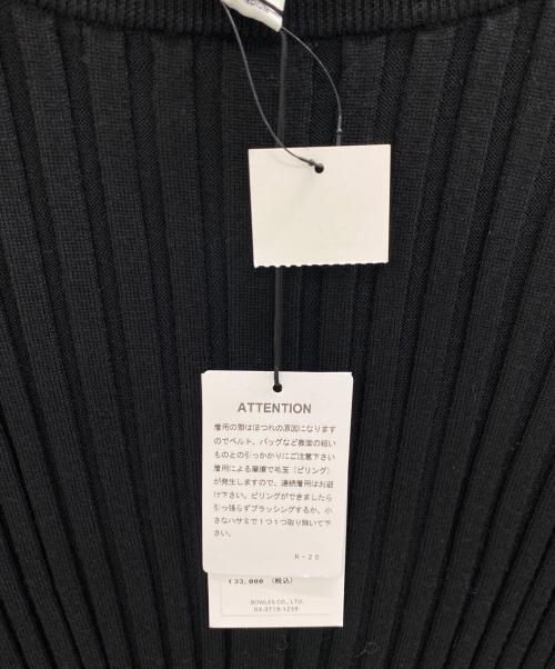 HYKE（ハイク）HYKE (ハイク) WIDE RIBBED SWEATER ブラック サイズ:2の古着・服飾アイテム