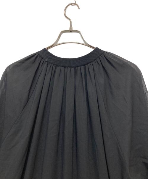 HYKE（ハイク）HYKE (ハイク) シアーボイルドレス ブラック サイズ:2の古着・服飾アイテム