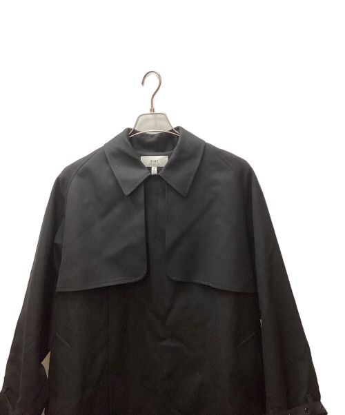 HYKE（ハイク）HYKE (ハイク) ウールトレンチコート ブラック サイズ:2の古着・服飾アイテム
