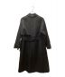 HYKE (ハイク) ウールトレンチコート ブラック サイズ:2：29000円