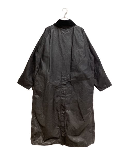 Maison Margiela（メゾンマルジェラ）Maison Margiela (メゾンマルジェラ) Wax coating long coat（ワックスコーティングロングコート） ブラック サイズ:48の古着・服飾アイテム