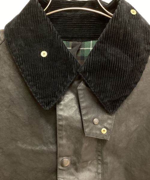 Maison Margiela（メゾンマルジェラ）Maison Margiela (メゾンマルジェラ) Wax coating long coat（ワックスコーティングロングコート） ブラック サイズ:48の古着・服飾アイテム