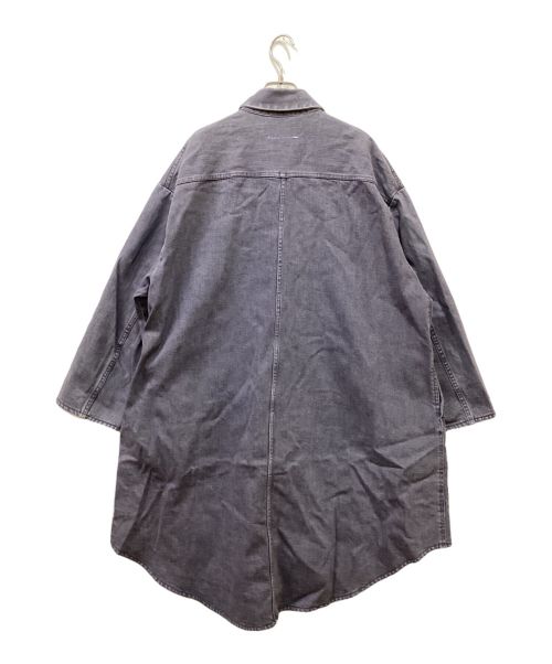 MM6 Maison Margiela（エムエムシックスメゾンマルジェラ）MM6 Maison Margiela (エムエムシックス メゾンマルジェラ) デニムシャツジャケット ネイビー サイズ:40の古着・服飾アイテム