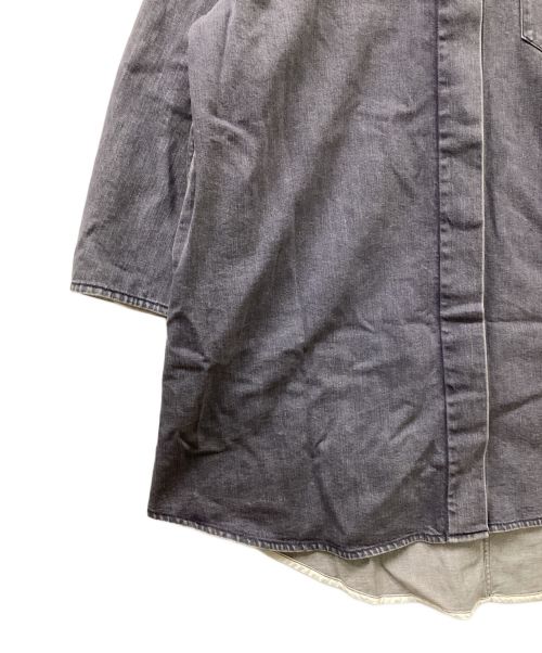 MM6 Maison Margiela（エムエムシックスメゾンマルジェラ）MM6 Maison Margiela (エムエムシックス メゾンマルジェラ) デニムシャツジャケット ネイビー サイズ:40の古着・服飾アイテム