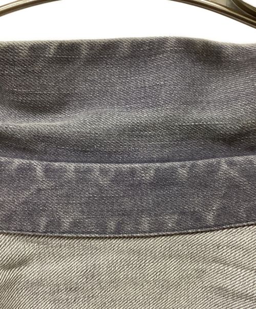 MM6 Maison Margiela（エムエムシックスメゾンマルジェラ）MM6 Maison Margiela (エムエムシックス メゾンマルジェラ) デニムシャツジャケット ネイビー サイズ:40の古着・服飾アイテム