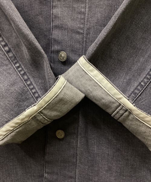 MM6 Maison Margiela（エムエムシックスメゾンマルジェラ）MM6 Maison Margiela (エムエムシックス メゾンマルジェラ) デニムシャツジャケット ネイビー サイズ:40の古着・服飾アイテム