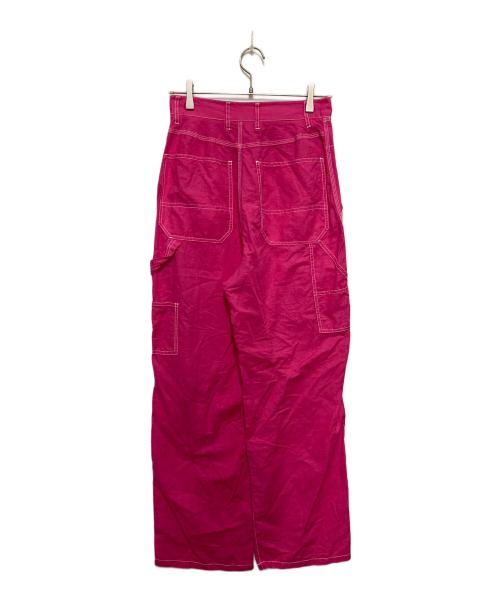 Spick and Span（スピック＆スパン）Spick and Span (スピックアンドスパン) ガーメントダイシリンダルペインターパンツ ショッキングピンク サイズ:SIZE36の古着・服飾アイテム
